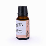 Blessed Journey 100% Pure Rosemary Essential Oil in 15ml amber bottle from El Meraki, a cognitive and hair support oil from Egypt.