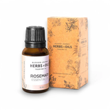 Blessed Journey Rosemary Essential Oil, a steam-distilled oil for enhancing focus, promoting hair growth, and soothing muscles, made in Egypt