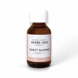 Blessed Journey Sweet Almond Oil, a cold-pressed natural oil for moisturizing skin, hair care, and massage, made in Egypt.