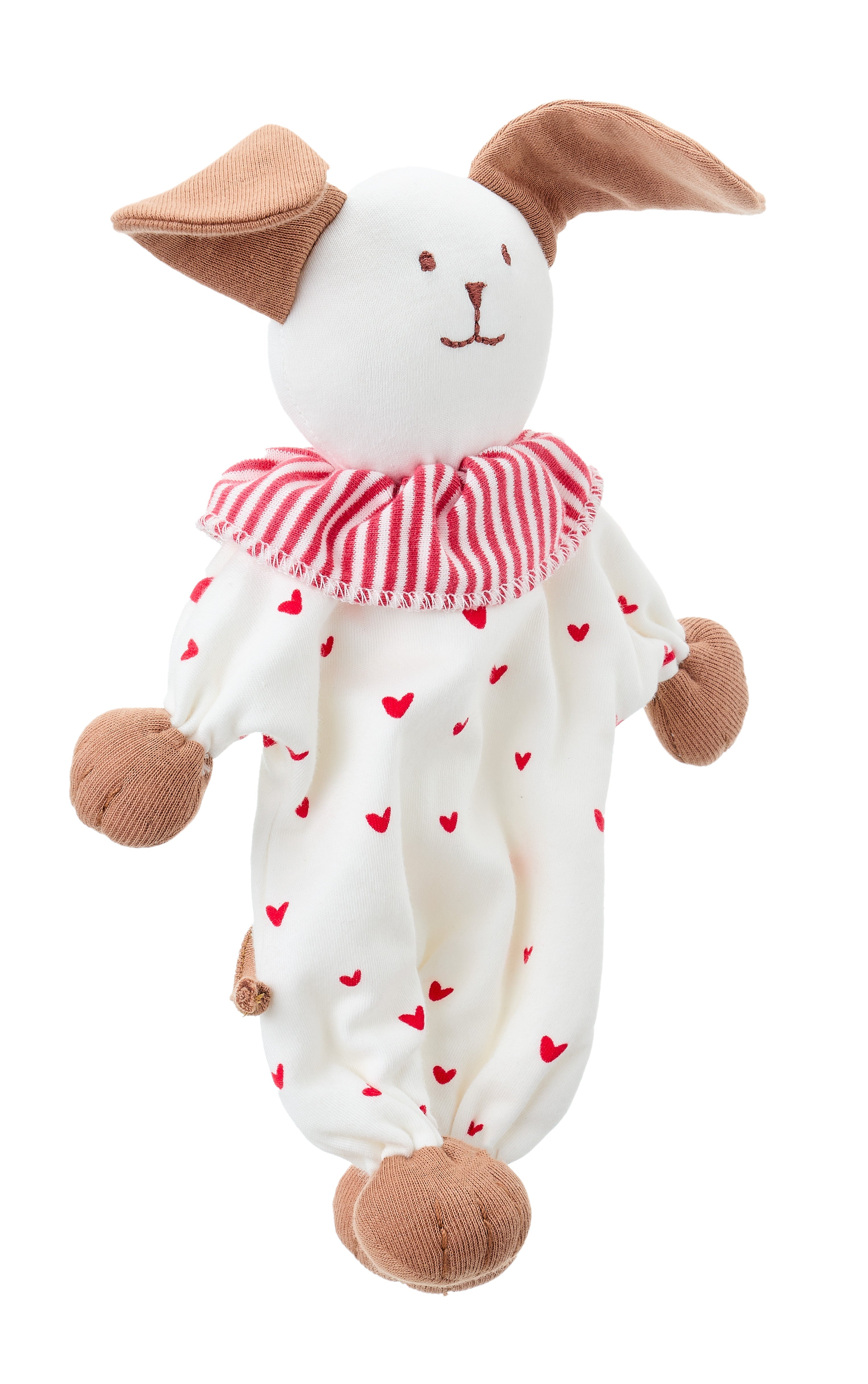 Under the Nile Puppy Little Hearts organic cotton soft lovey toy for babies, available at El Meraki.