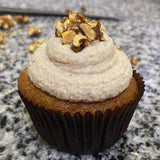 Carrot Cupcakes 6 Pieces by Be Good Today with almond flour, cashew vanilla frosting and caramelized walnuts