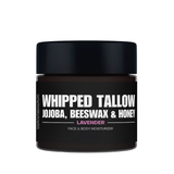 a jar of whipped tallow from caveman lavender flavor