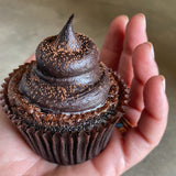 Be Good Today Chocolate Cupcakes 6 pieces with rich chocolate frosting