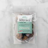 Be Good Today Cocoa Nut Energy Balls pack of 2 with hazelnuts, raw cocoa, coconut, raw honey and vanilla