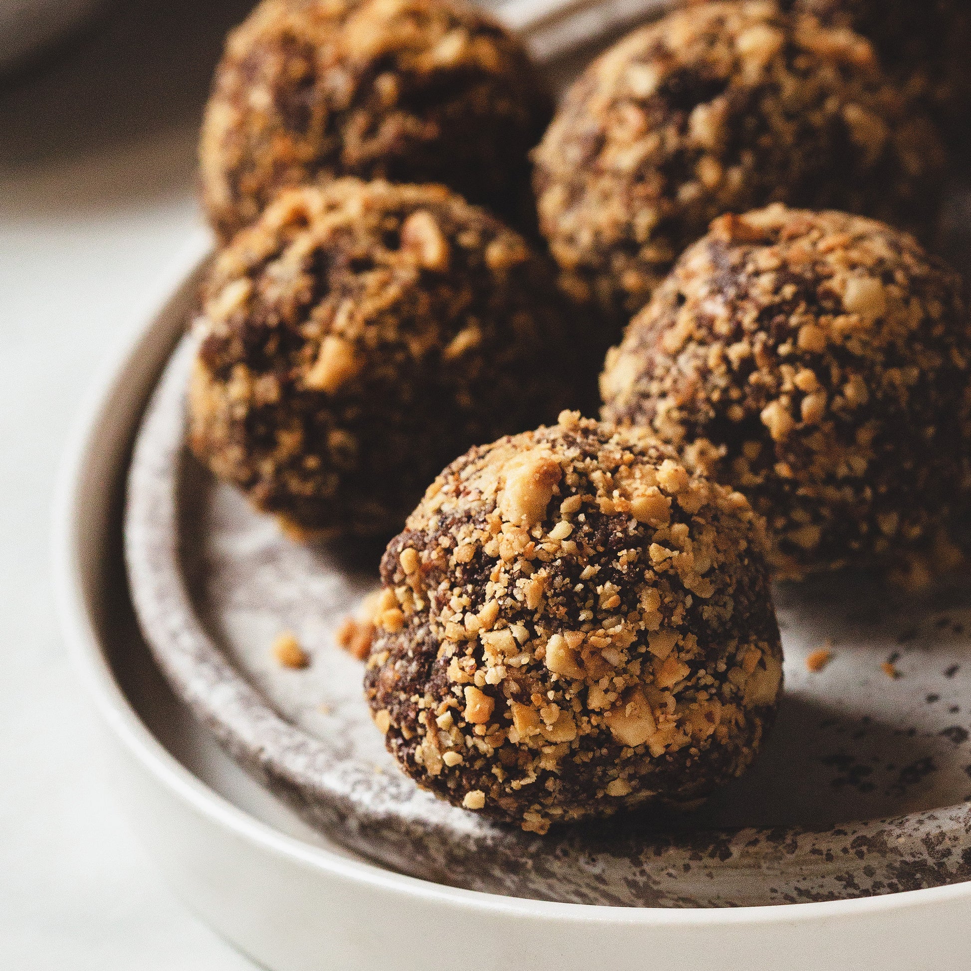 Be Good Today Cocoa Nut Energy Balls pack of 2 with hazelnuts, raw cocoa, coconut, raw honey and vanilla