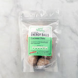 Be Good Today Coconut Date Energy Balls pack of 2 made with coconut, almonds, dates and raw honey