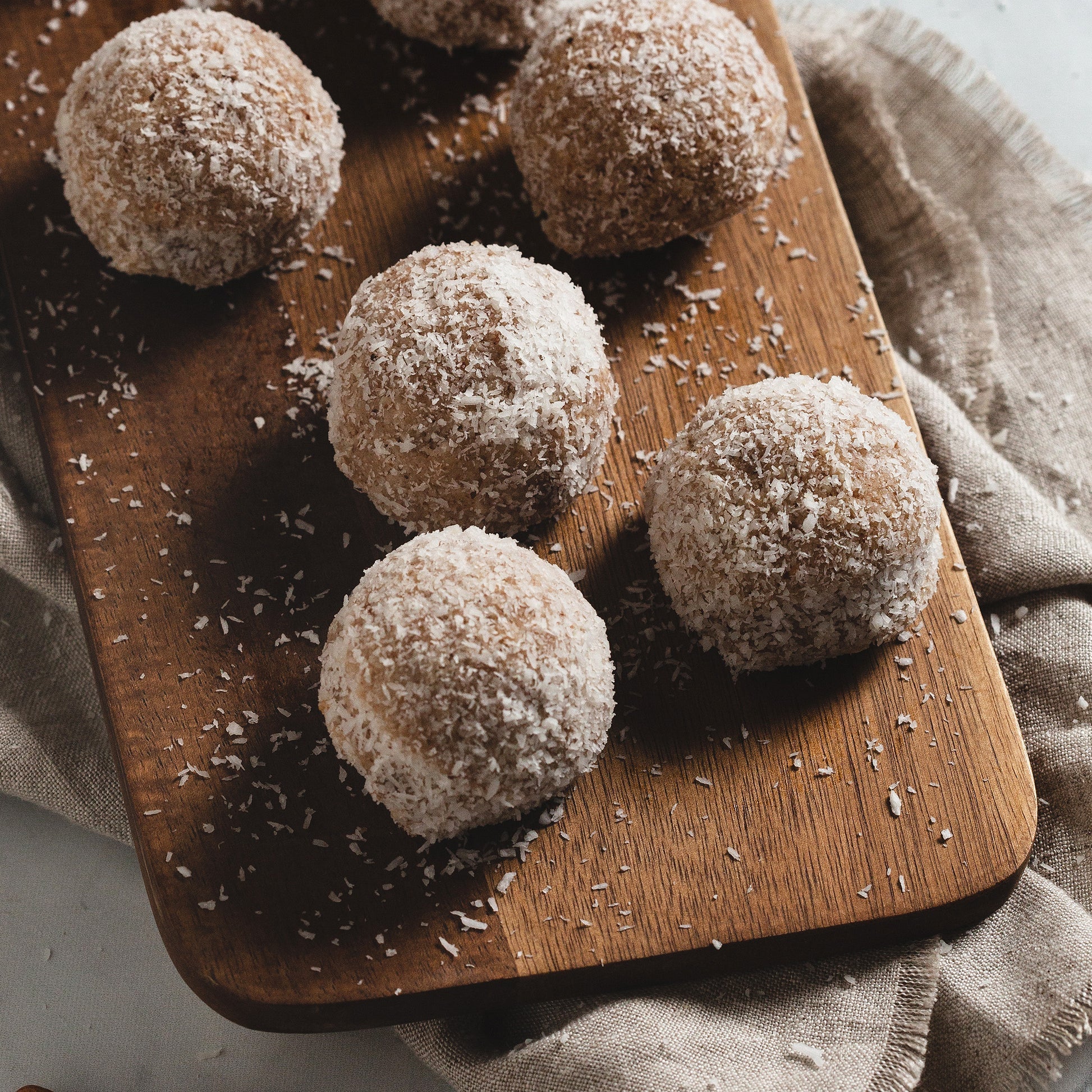 Be Good Today Coconut Date Energy Balls pack of 2 made with coconut, almonds, dates and raw honey