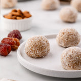 Be Good Today Coconut Date Energy Balls pack of 2 made with coconut, almonds, dates and raw honey