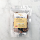 Be Good Today Coffee Date Energy Balls pack of 2 made with raw almonds, Majdool dates, espresso powder and raw honey