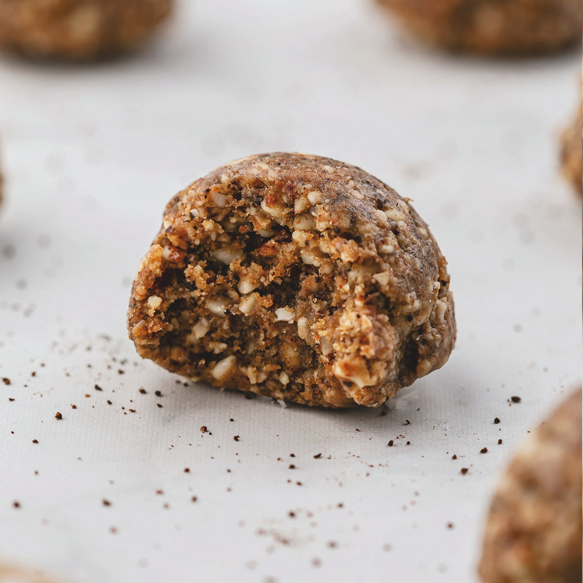 Coffee Date Energy Balls Pack of 2 by Be Good Today, energy balls made with almonds, Majdool dates, espresso powder and raw honey