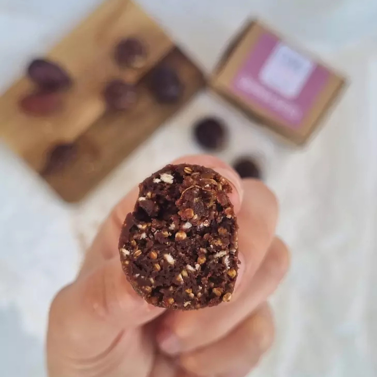 Dansnack Quinoa Bites - healthy crunchy quinoa snack from Egypt.