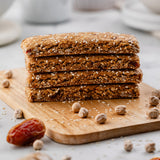 Be Good Today Date Sesame Chickpea Energy Bar 1 piece with dates, sesame, chickpeas, coconut and flax