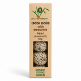Date Balls with Sesame by Habiba Farm 50g | كرات التمر بالسمسم 50 جرام