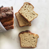 Essential Gluten-Free Bread Toast by Be Good Today, soft white gluten-free bread topped with nigella and sesame seeds