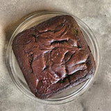 Be Good Today Fudgy Chocolate Swirl small cake with chocolate sponge, raw cocoa and rich non-dairy chocolate sauce
