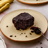 Fudgy Chocolate Swirl Small Cake by Be Good Today, moist chocolate sponge with rich non-dairy chocolate sauce, serves 6