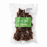 Pack of Good Gut Mama Beef Jerky from Egypt, showing seasoned dried meat strips smokey spicy flavored
