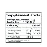 Psyllium Husk Powder by Imtenan 75g natural plant-based powder with neutral taste