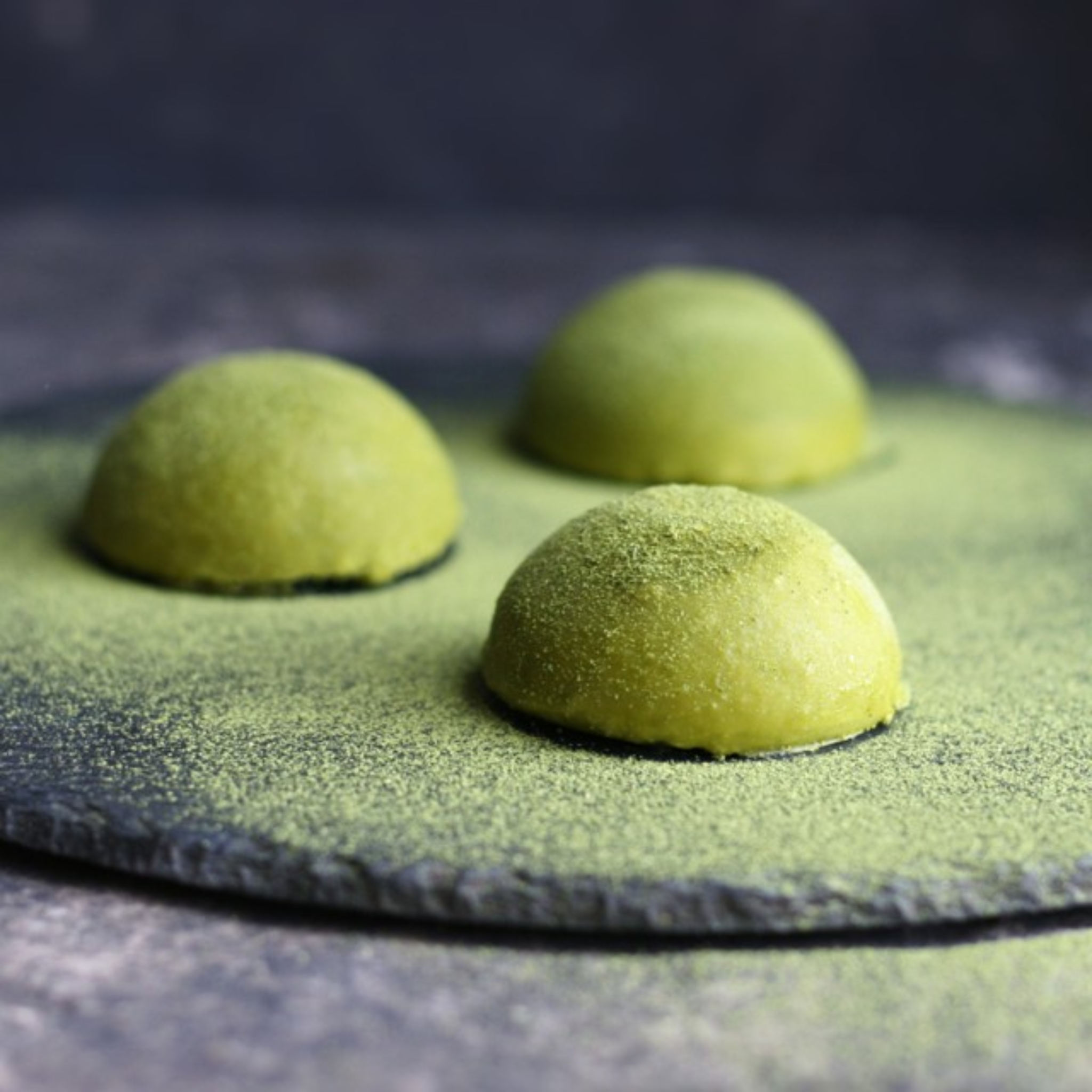 kaju keto ice cream bites – matcha frozen bites, sugar-free and low-carb, made in egypt.