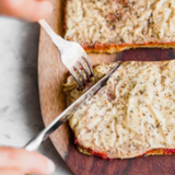 Kaju Plain Cheese Pizza – ready to bake, made in Egypt.