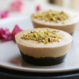 kaju raw cake – no-bake vegan dessert slice made with nuts and dates, gluten-free and naturally sweetened, made in egypt.
