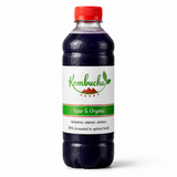 Kombucha Egypt Blackberry kombucha drink 1L bottle on white background