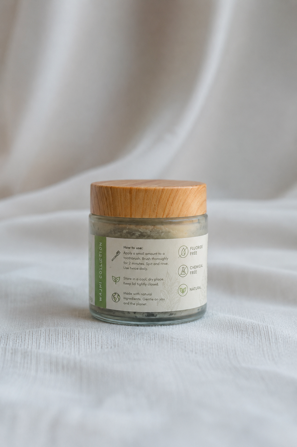 Natural Toothpaste by By Earth in a 130g container – fluoride-free toothpaste with European clay and coconut oil for clean, fresh oral care | معجون أسنان طبيعي من باي إيرث في عبوة ١٣٠ جرام – معجون أسنان خالٍ من الفلورايد مع الطين الأوروبي وزيت جوز الهند لعناية فموية نظيفة ومنعشة