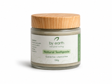 Natural Toothpaste by By Earth in a 130g container – fluoride-free toothpaste with European clay and coconut oil for clean, fresh oral care | معجون أسنان طبيعي من باي إيرث في عبوة ١٣٠ جرام – معجون أسنان خالٍ من الفلورايد مع الطين الأوروبي وزيت جوز الهند لعناية فموية نظيفة ومنعشة