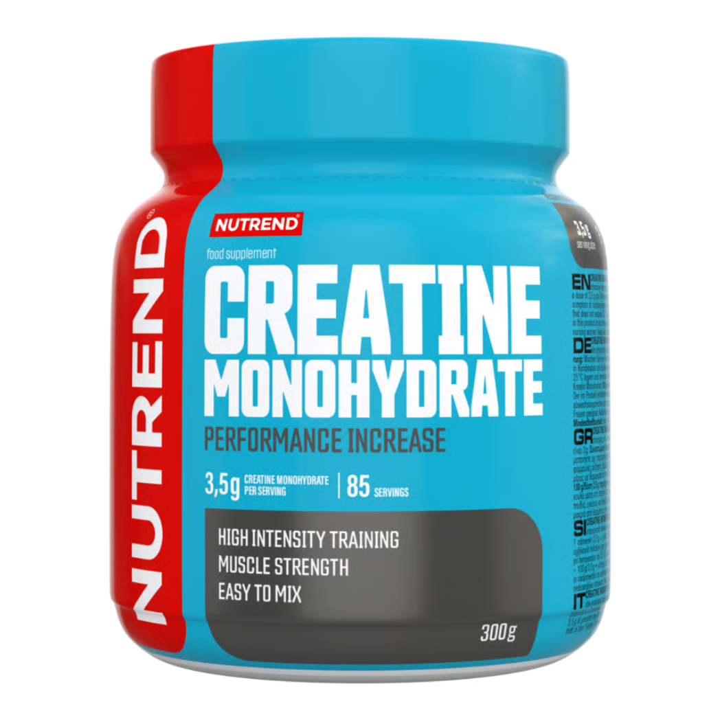 Nutrend Creatine Monohydrate 300g supplement jar blue red packaging preorder Egypt