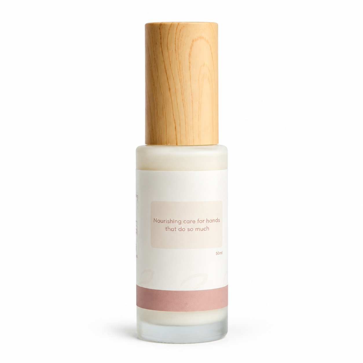 Back packaging of PalmPal Hand Cream by By Earth 50 ml, hand cream with camel hump tallow, botanical oils, vitamin E and non-nano zinc oxide