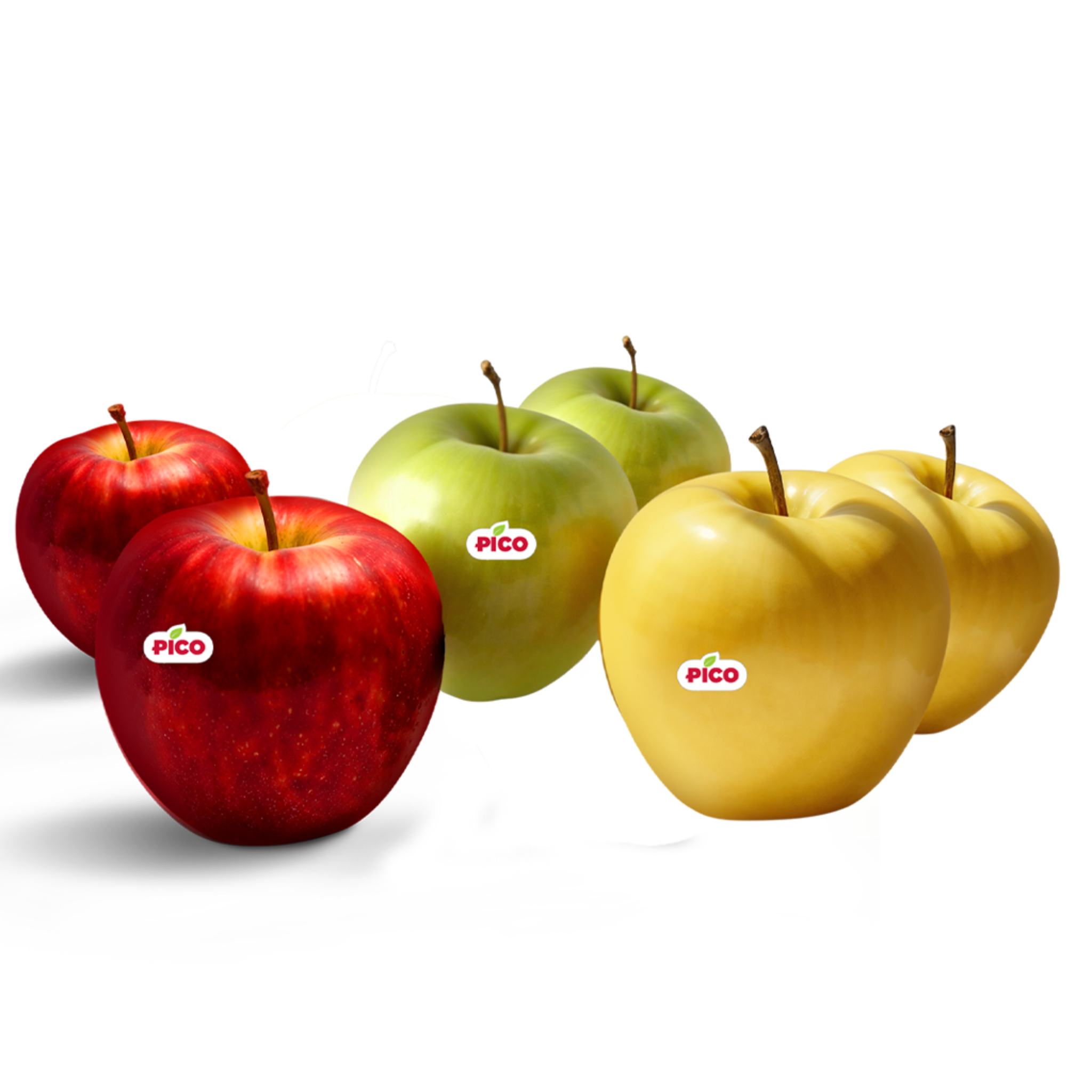 A bag of fresh, sweet Pico Gala Apples from Egypt, a perfect healthy snack for kids and adults.