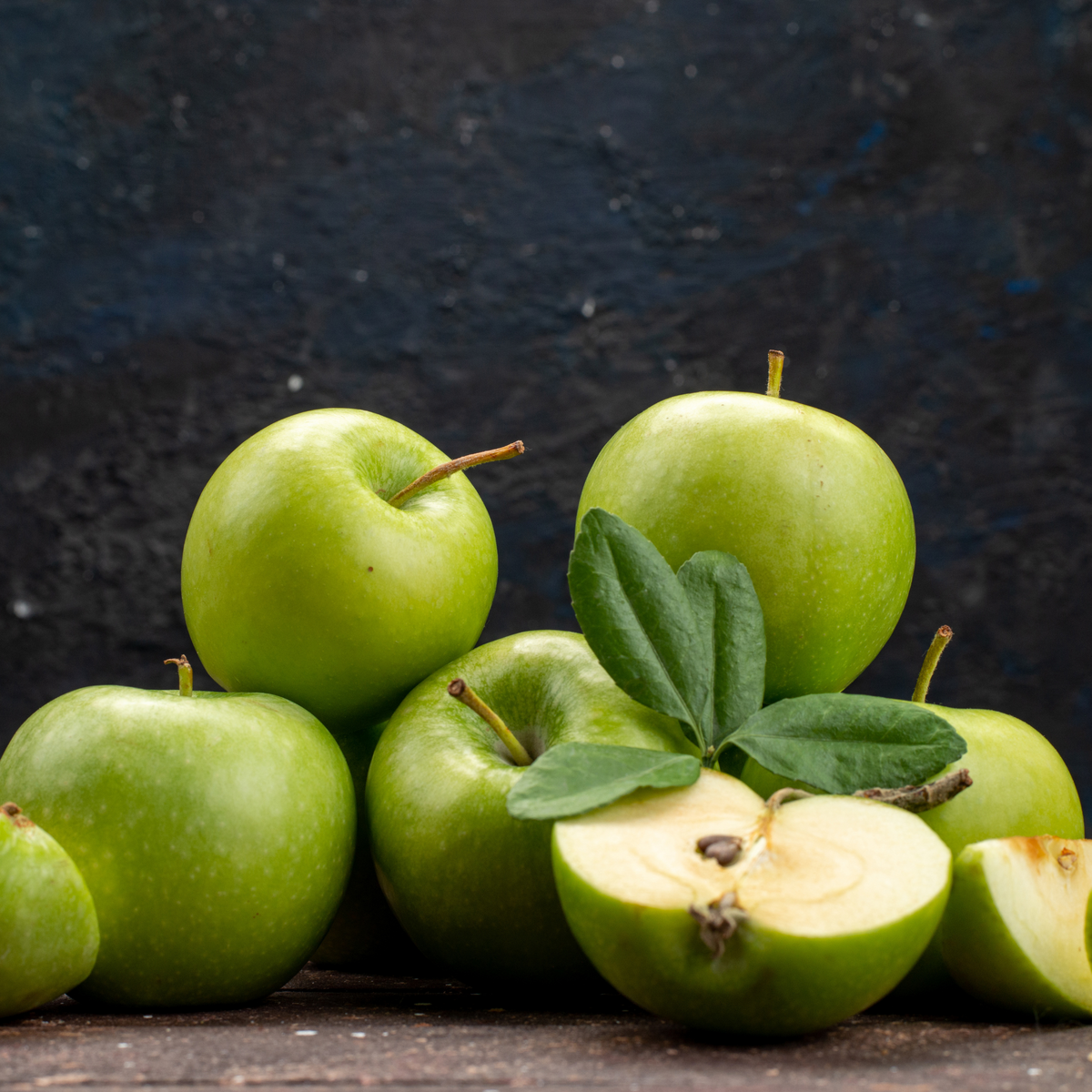 A bag of fresh, crisp Pico Green Apples from Egypt, a healthy source of fiber and vitamin C.