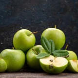 A bag of fresh, crisp Pico Green Apples from Egypt, a healthy source of fiber and vitamin C.