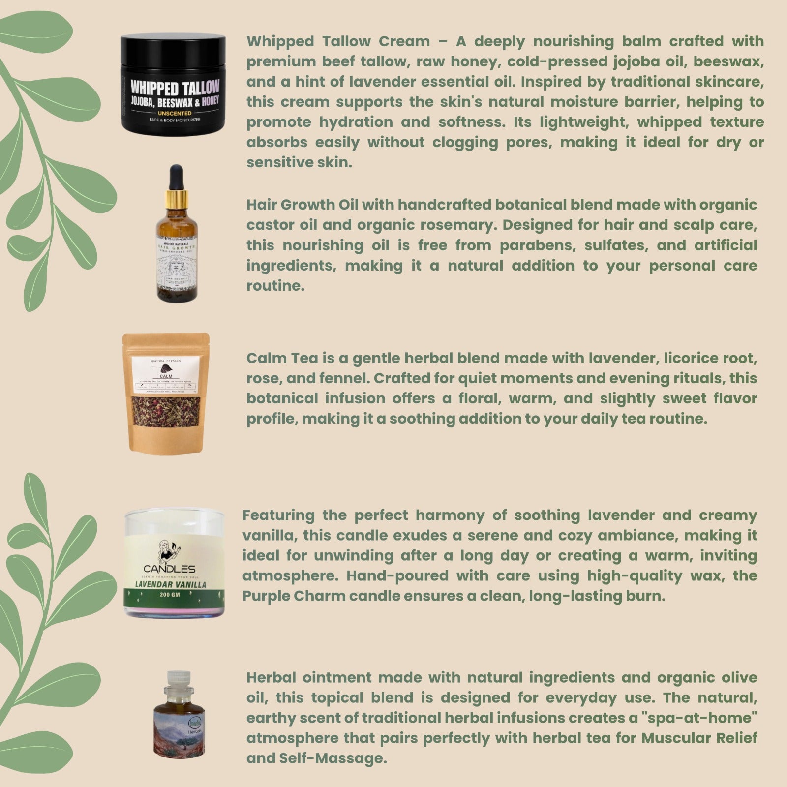 El Meraki Rest & Restore self-care bundle featuring herbal care, candle, skincare and hair care essentials | باقة الراحة والاستعادة من إل ميراكي مع منتجات العناية بالأعشاب والبشرة والشعر وشمعة للاسترخاء
