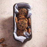 Be Good Today Sesame Black Honey Cookies pack of 6 with roasted sesame, black honey, raw honey, vanilla and cinnamon