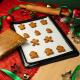Taylas Xmas Gingerbread Ready-Baked Cookies in festive packaging—soft, spiced, and made in Egypt.