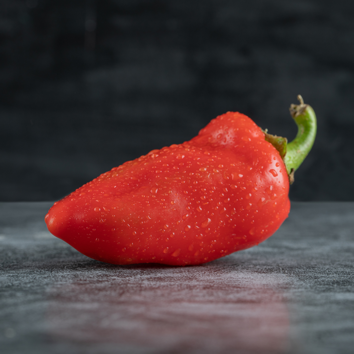 Unique, three-lobed Bishop Crown Chillies from Tulima Farms, Egypt, grown without pesticides