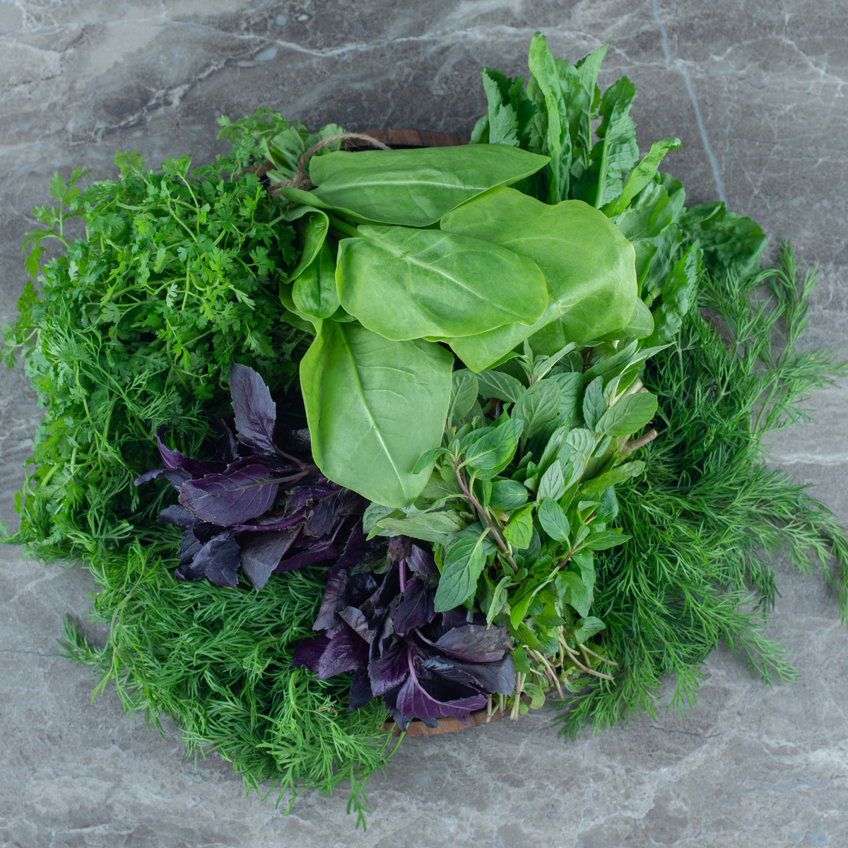 Vibrant blend of pesticide-free kale varieties from Tulima Farms, perfect for healthy salads and cooking