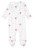Under the Nile Dreamland Boys Baby Sleepsuit in soft organic cotton with full snap closures