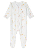 Under the Nile Dreamland Girls Baby Sleepsuit in soft organic cotton with snap closures