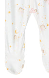 Under the Nile Dreamland Girls Baby Sleepsuit in soft organic cotton with snap closures