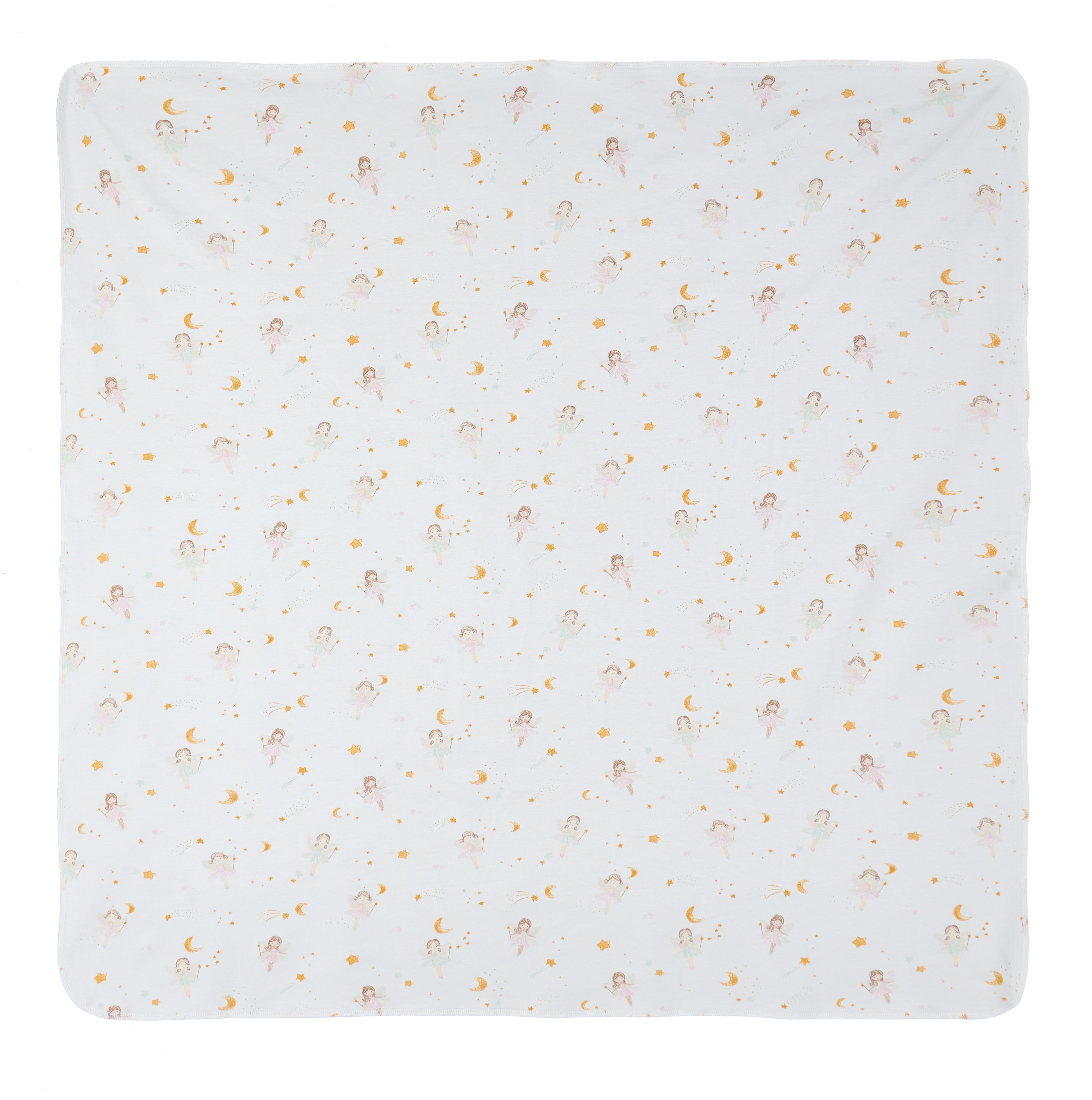  Under the Nile Dreamland Girls Baby Swaddle Blanket with magical prints, made from soft organic muslin cotton.