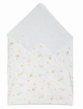 Under the Nile Dreamland Girls Baby Swaddle Blanket with magical prints, made from soft organic muslin cotton.