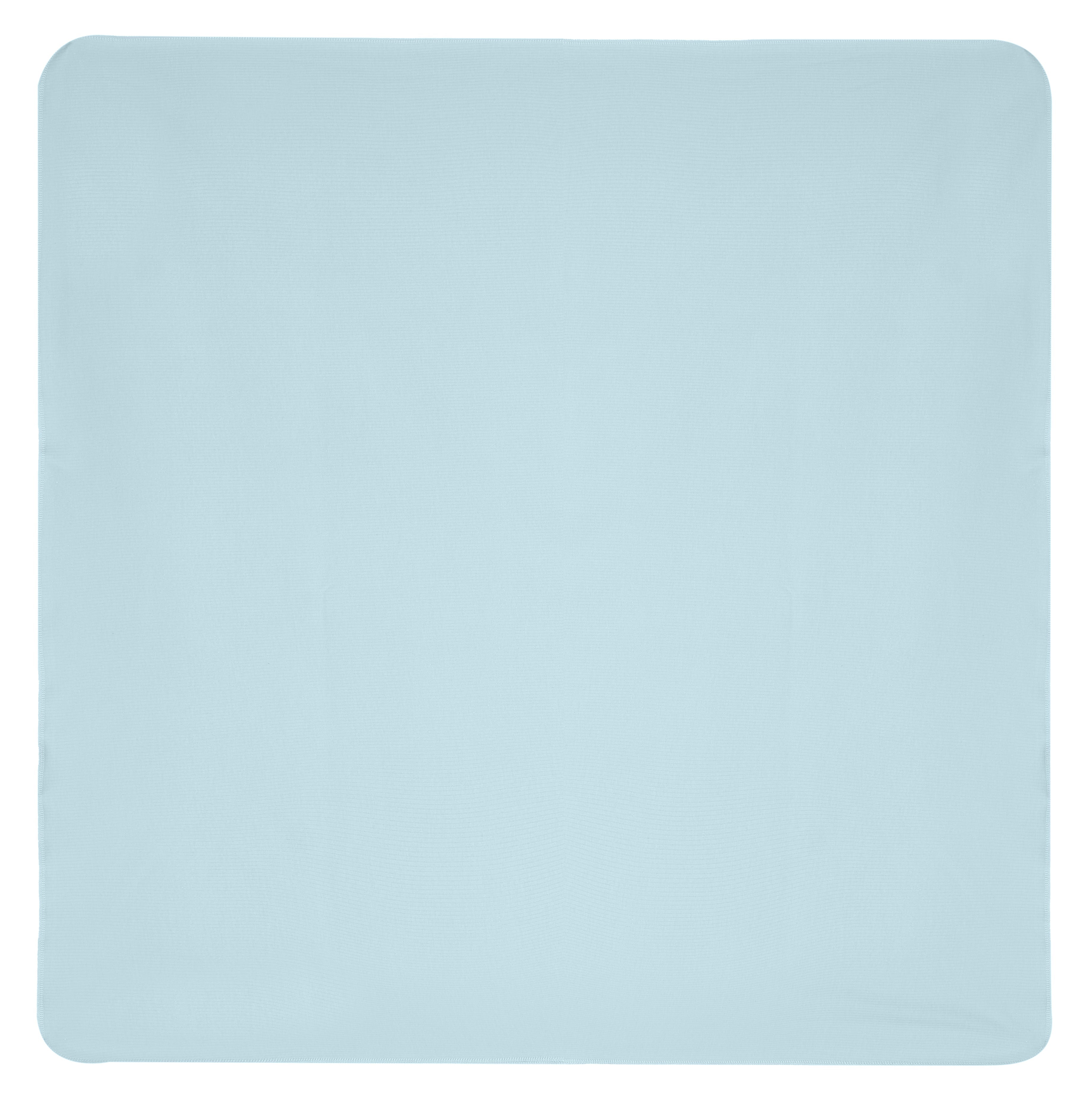 Under the Nile Pearl Blue Baby Swaddle Blanket made from organic muslin cotton