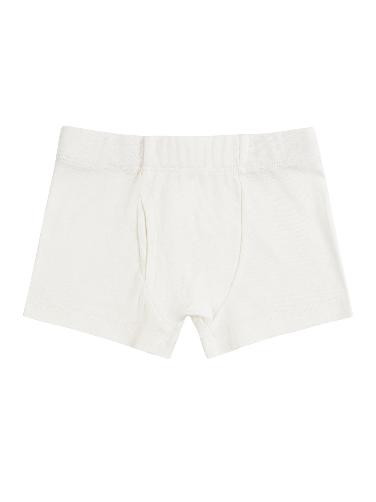  Under the Nile Organic White Boys Boxer Briefs made from soft cotton.