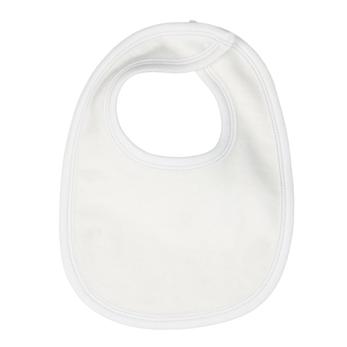 Under the Nile organic brushed cotton drooling bib in off-white for babies, available at El Meraki.