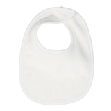 Under the Nile organic brushed cotton drooling bib in off-white for babies, available at El Meraki.