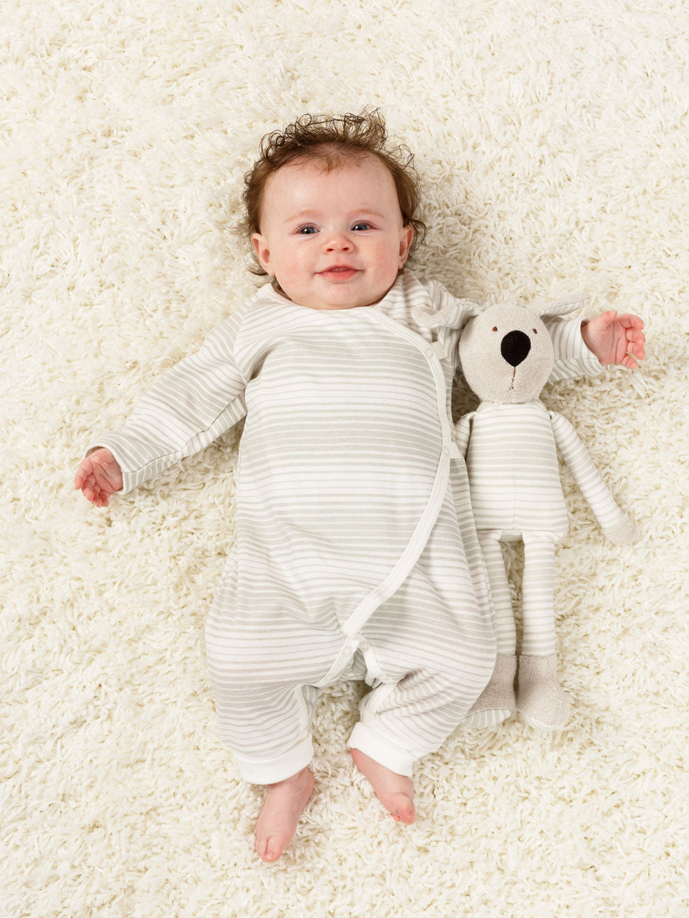 Under the Nile Buddy the Dog organic cotton soft plush toy.