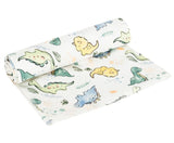  Under the Nile Dino Baby Gift Set with cute dinosaur print organic cotton baby items.