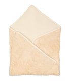 Under the Nile Honey-colored Faux Fur Sherpa Stroller Blanket for babies